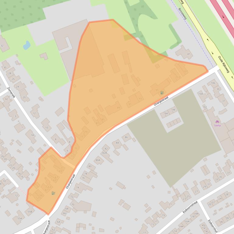 Kaart van postcodegebied 5682CB.