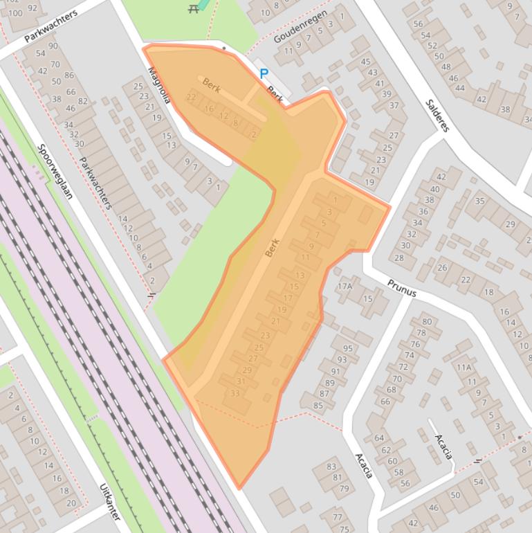 Kaart van postcodegebied 5682EG.