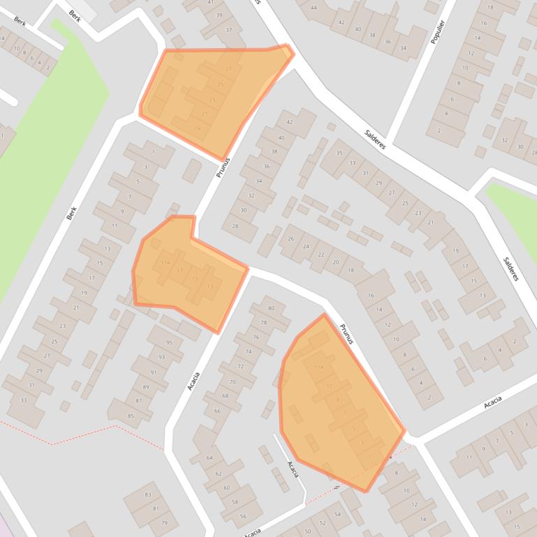 Kaart van postcodegebied 5682EH.