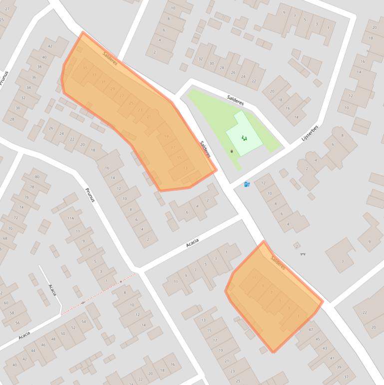 Kaart van postcodegebied 5682EN.