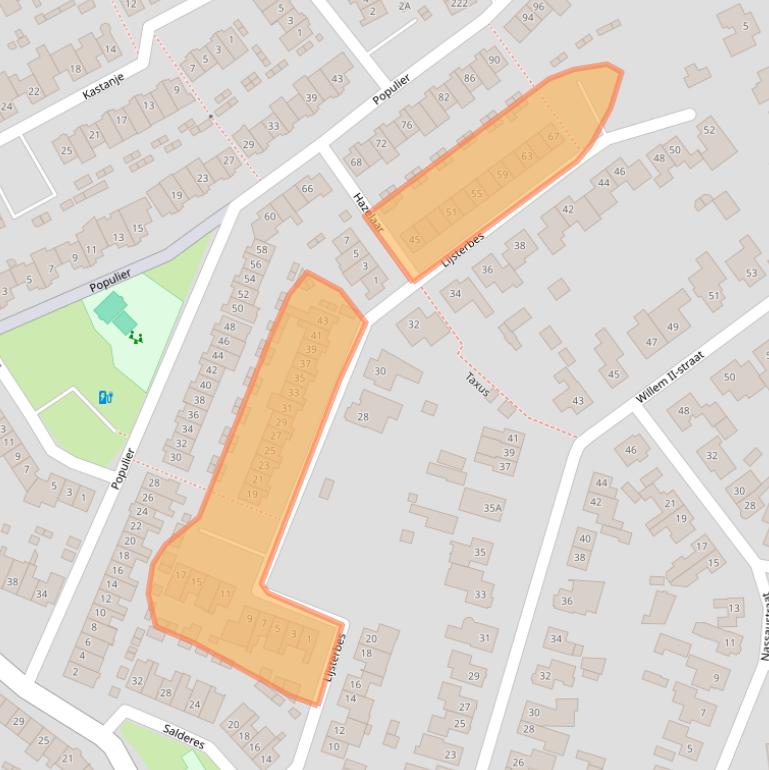 Kaart van postcodegebied 5682GA.