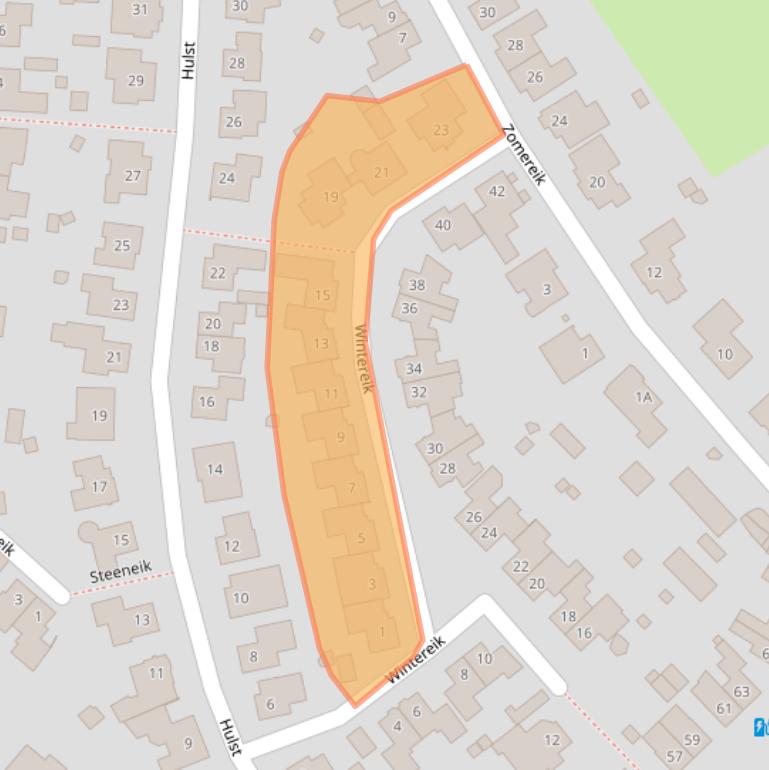 Kaart van postcodegebied 5682HN.