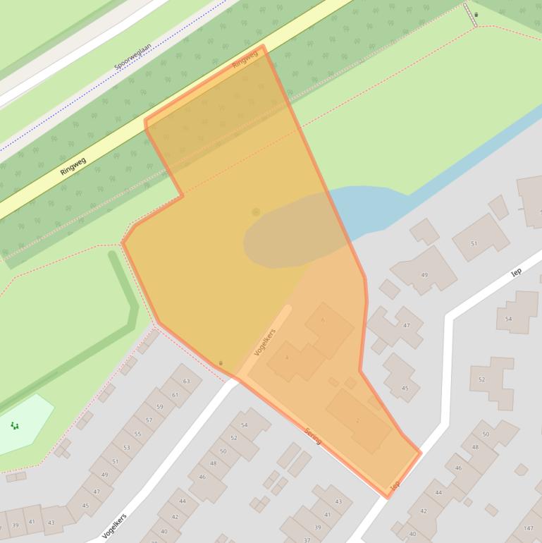 Kaart van postcodegebied 5682HP.