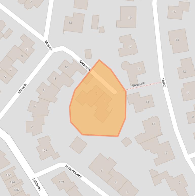 Kaart van postcodegebied 5682HR.