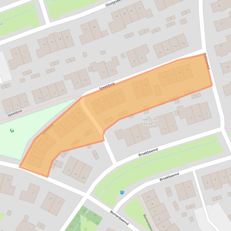 Kaart van postcodegebied 5682JJ.