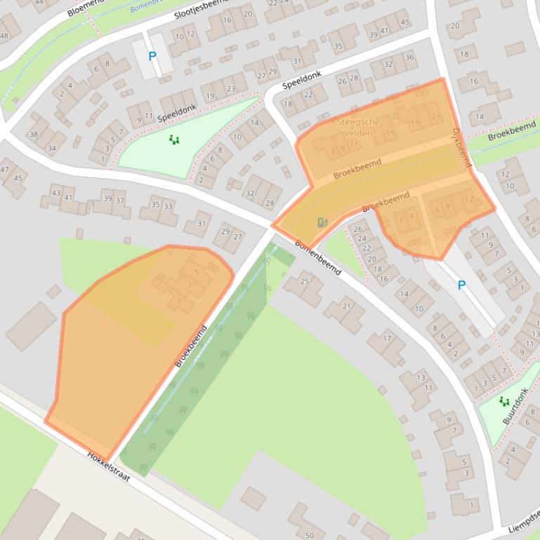Kaart van postcodegebied 5682JK.