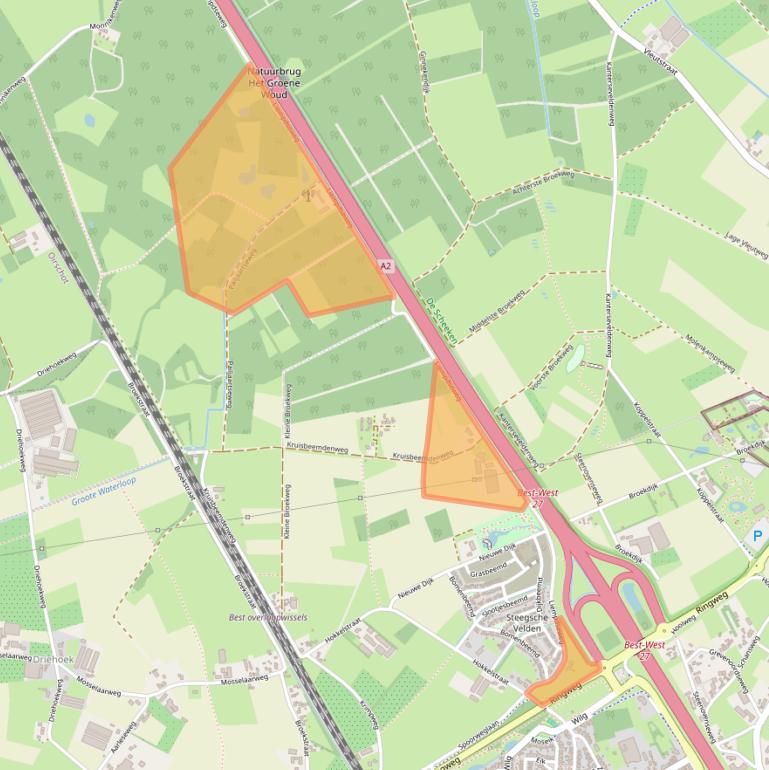 Kaart van postcodegebied 5682PL.