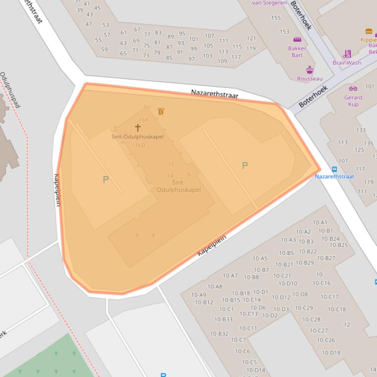 Kaart van postcodegebied 5683AJ.