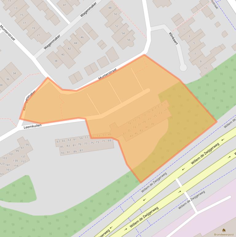 Kaart van postcodegebied 5683BR.