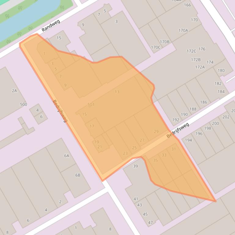 Kaart van postcodegebied 5683CM.