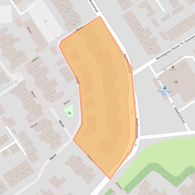 Kaart van postcodegebied 5683GN.