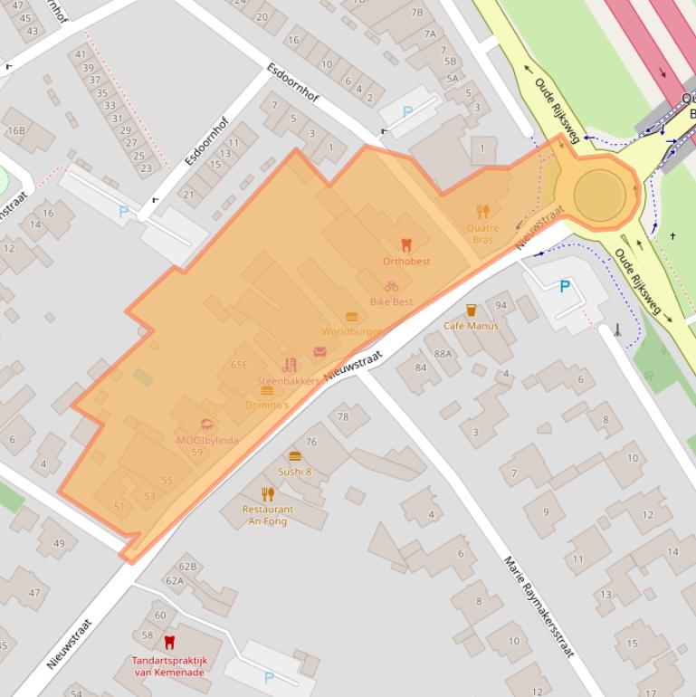 Kaart van postcodegebied 5683KB.