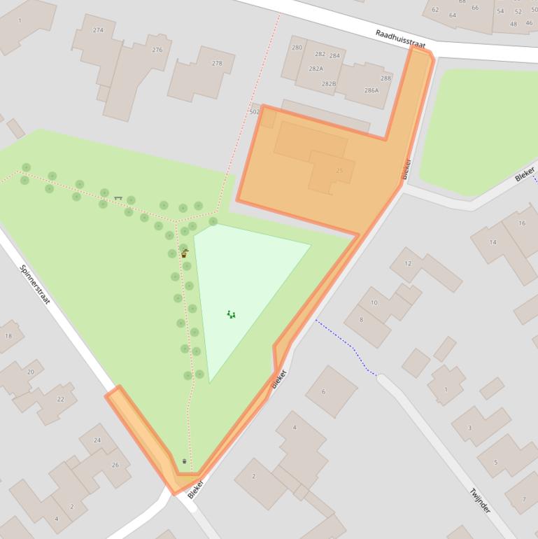 Kaart van postcodegebied 5683MG.