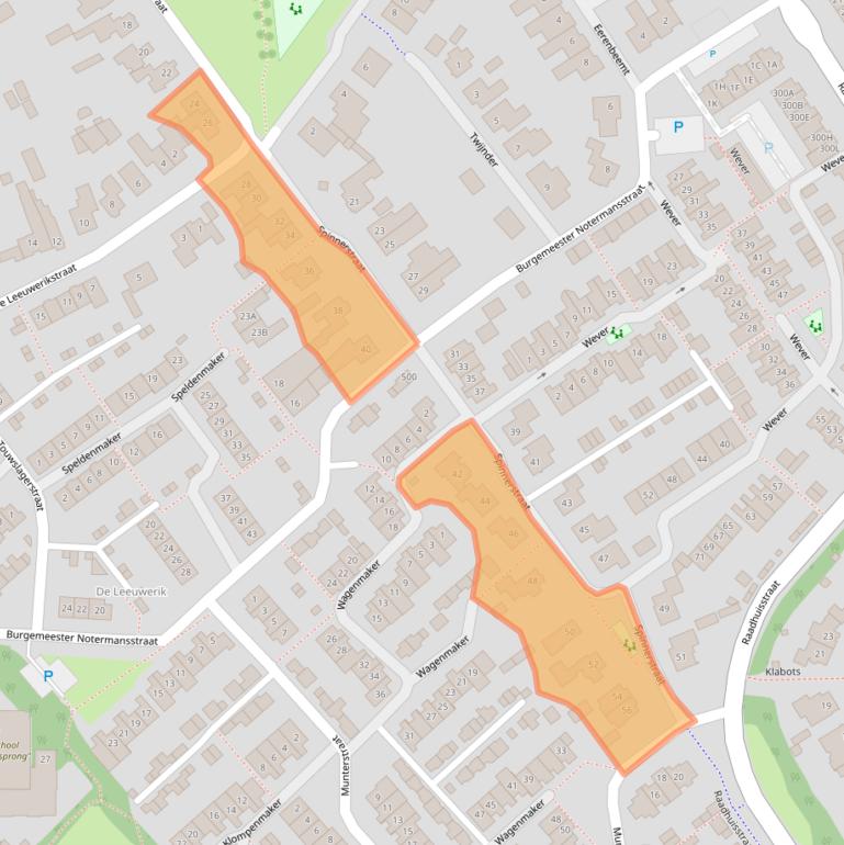 Kaart van postcodegebied 5683ML.