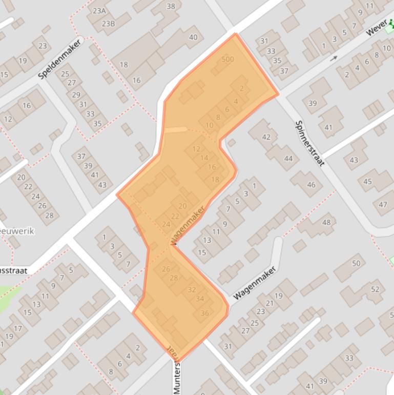 Kaart van postcodegebied 5683MX.