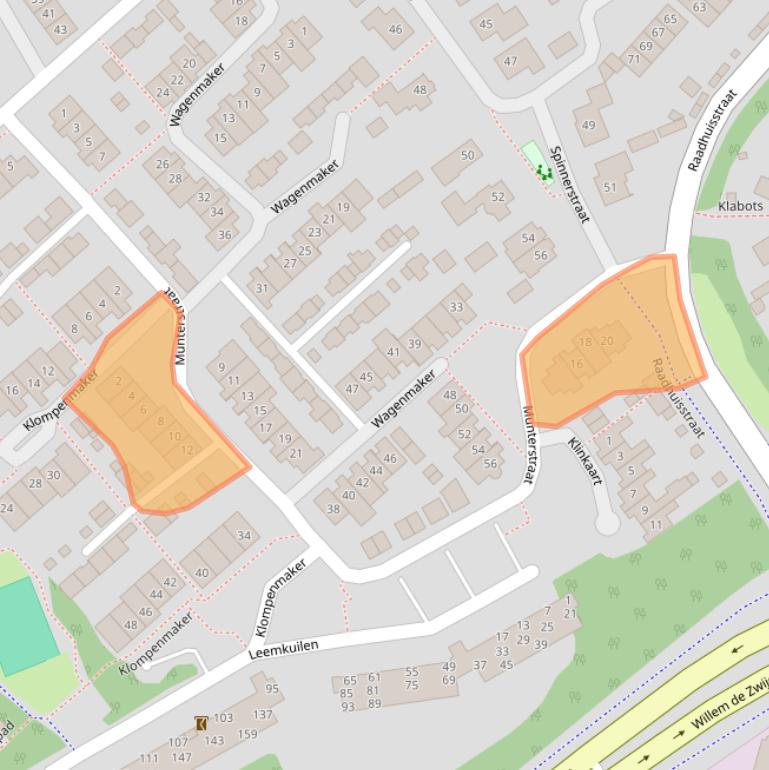 Kaart van postcodegebied 5683NB.