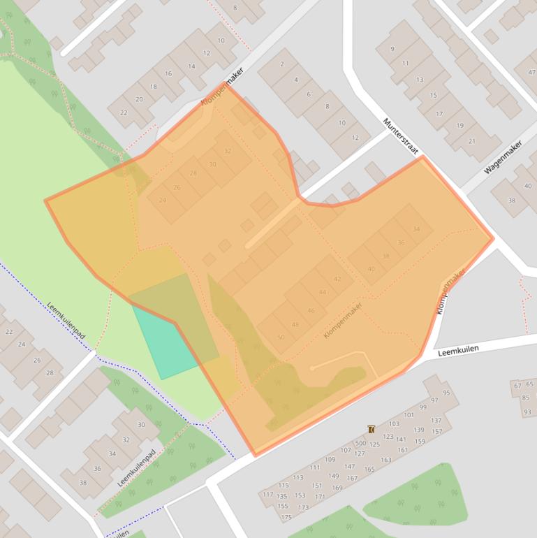Kaart van postcodegebied 5683NE.