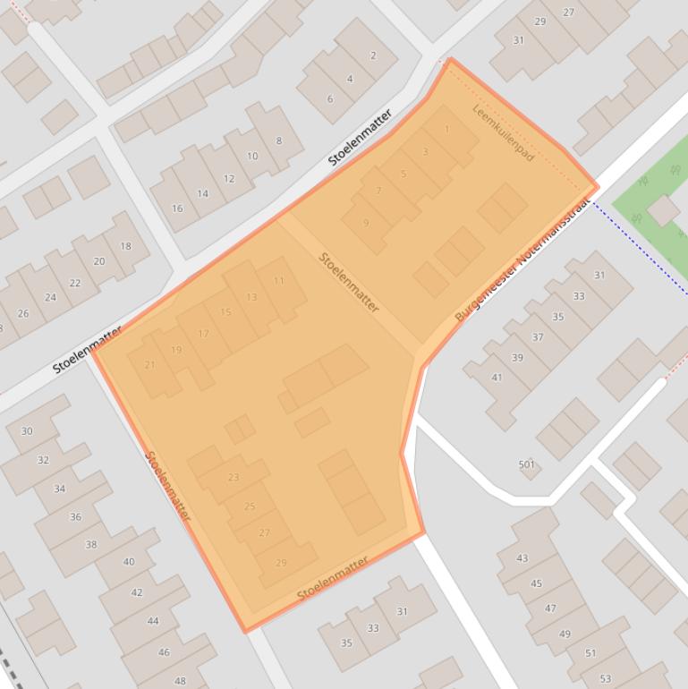 Kaart van postcodegebied 5683NN.