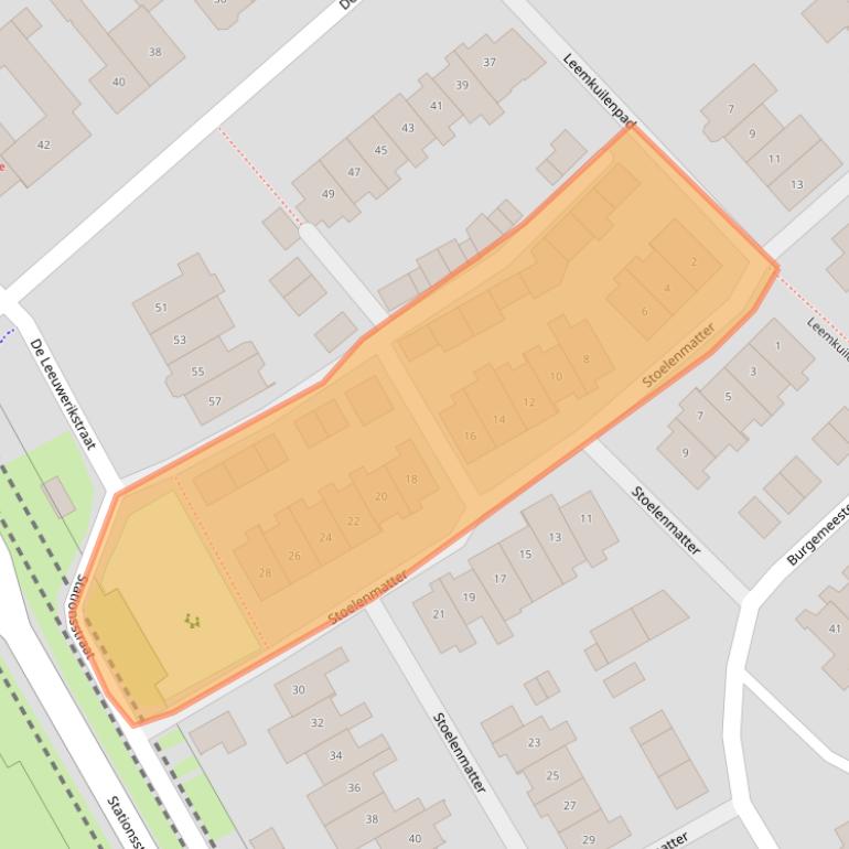 Kaart van postcodegebied 5683NR.