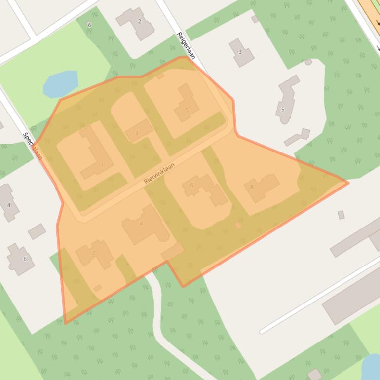 Kaart van postcodegebied 5683RN.