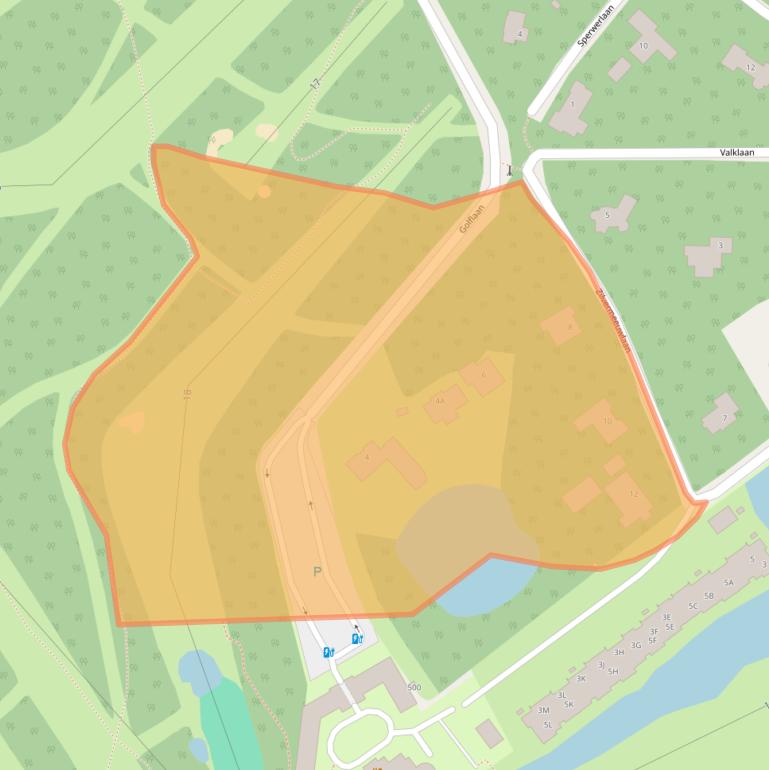 Kaart van postcodegebied 5683RV.