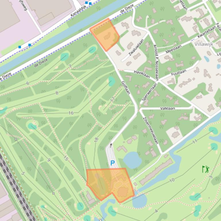 Kaart van postcodegebied 5683RZ.