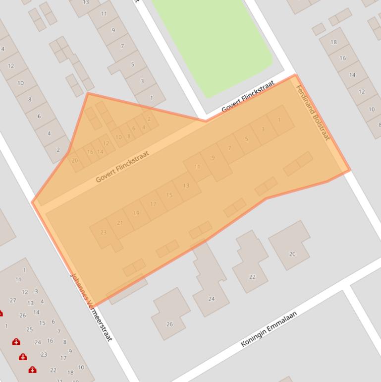 Kaart van postcodegebied 5684AR.