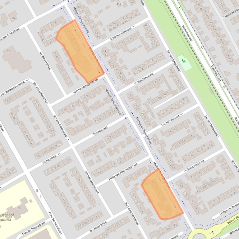 Kaart van postcodegebied 5684BK.