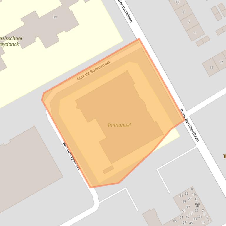 Kaart van postcodegebied 5684CH.