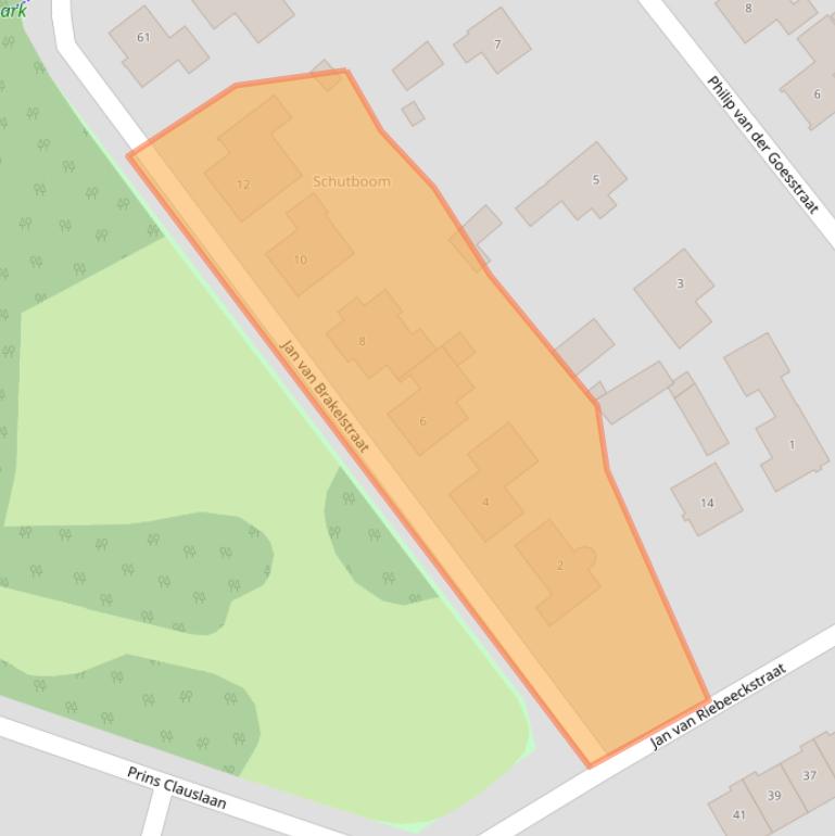 Kaart van postcodegebied 5684EK.