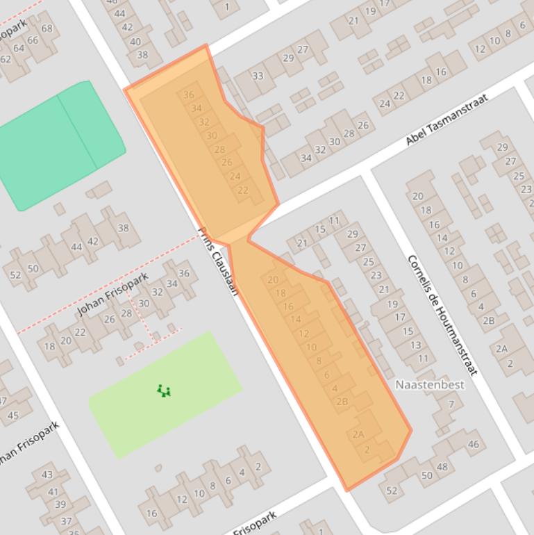 Kaart van postcodegebied 5684GA.