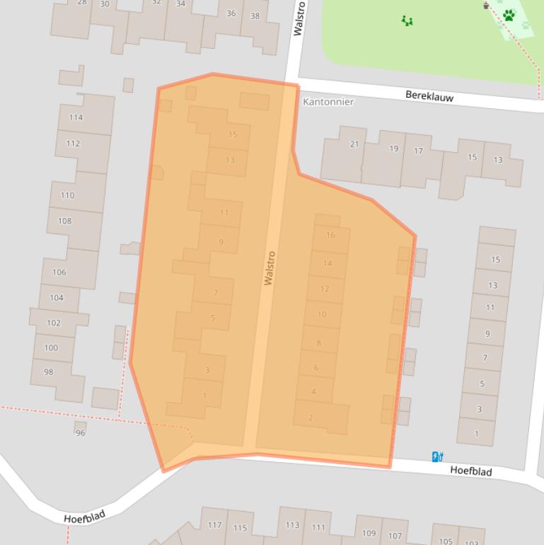 Kaart van postcodegebied 5684JK.