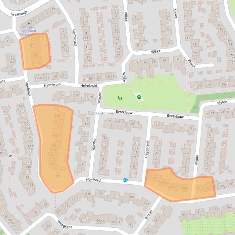 Kaart van postcodegebied 5684JS.