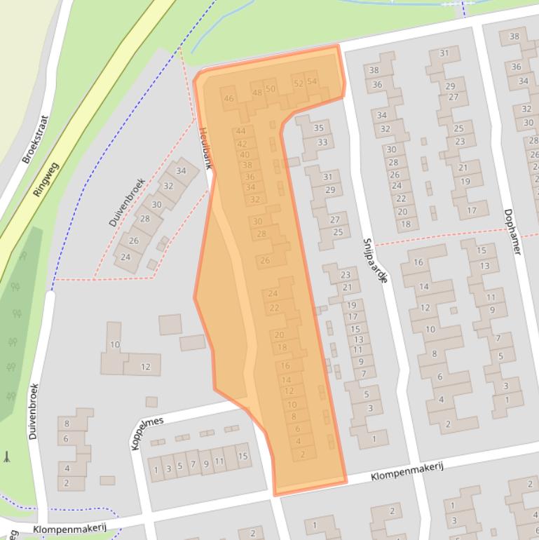 Kaart van postcodegebied 5684KB.