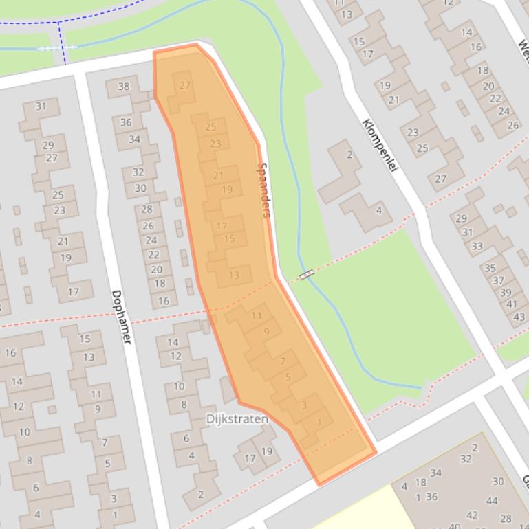 Kaart van postcodegebied 5684KJ.