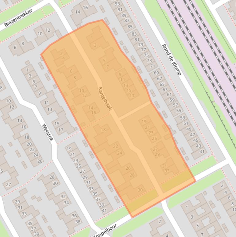Kaart van postcodegebied 5684KP.