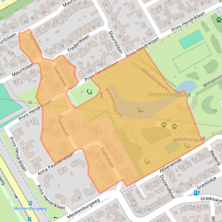 Kaart van postcodegebied 5684LB.
