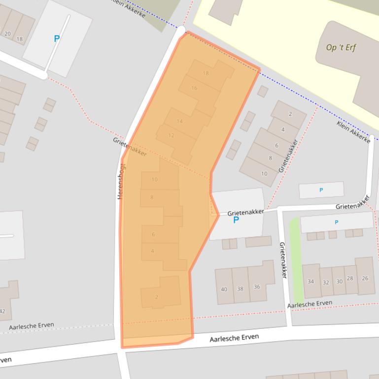 Kaart van postcodegebied 5684MG.