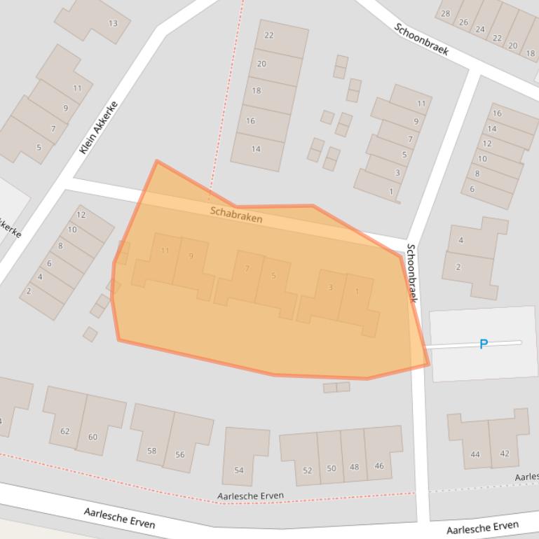 Kaart van postcodegebied 5684MH.