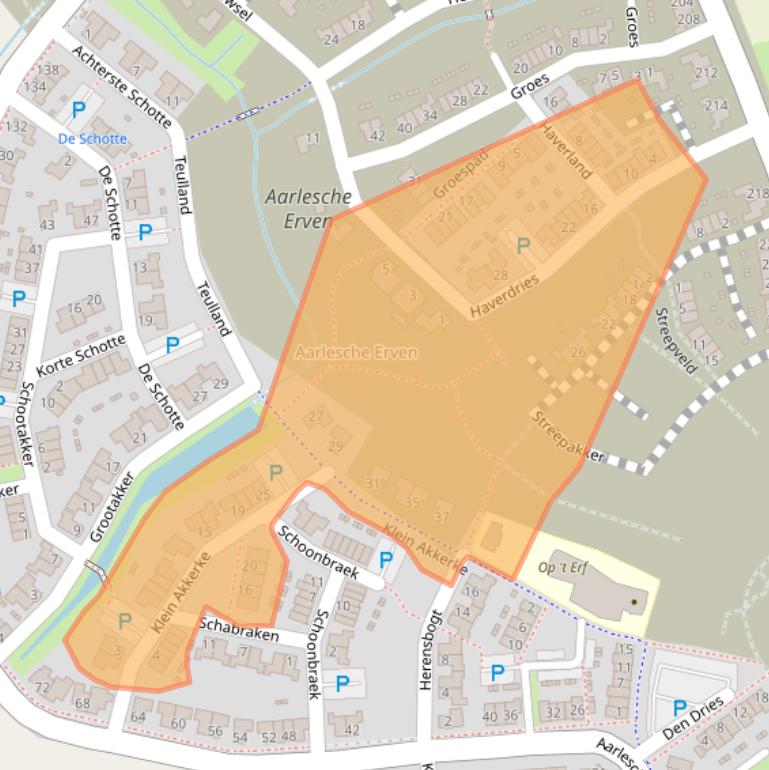 Kaart van postcodegebied 5684MK.