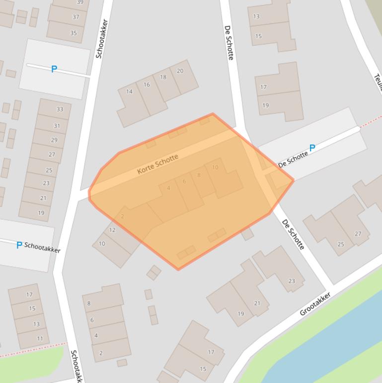 Kaart van postcodegebied 5684MN.