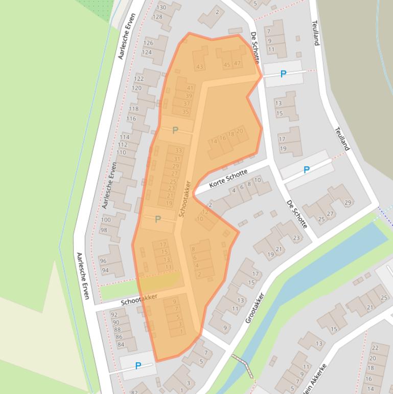 Kaart van postcodegebied 5684MT.