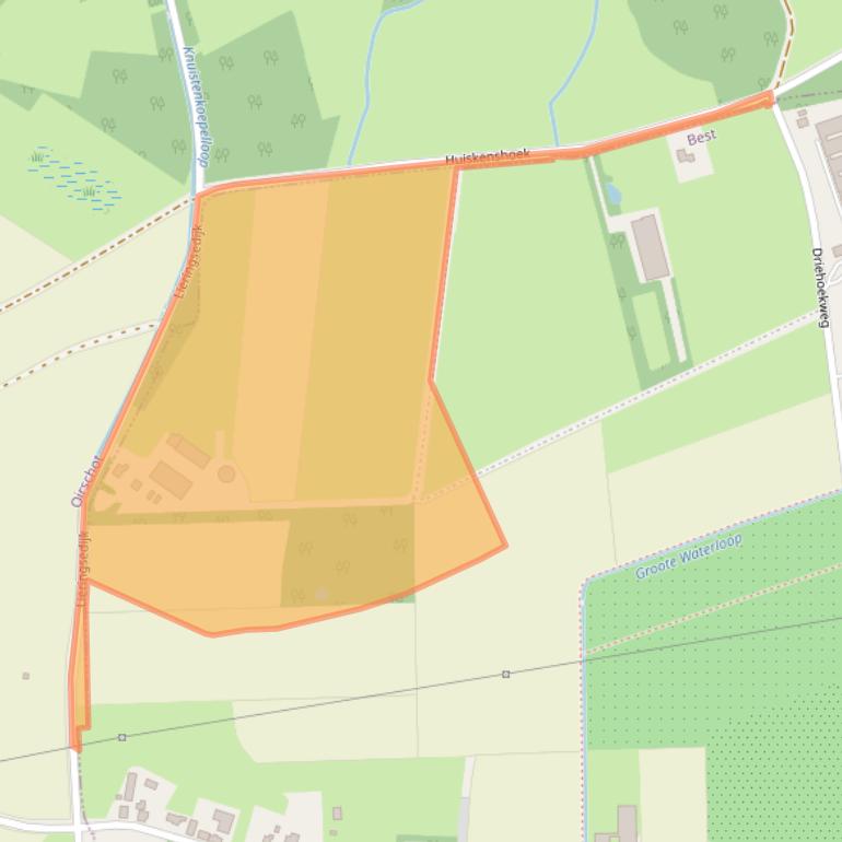 Kaart van postcodegebied 5684NN.