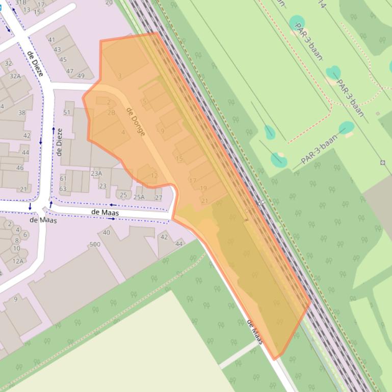 Kaart van postcodegebied 5684PX.