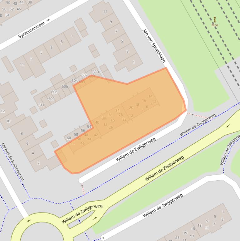 Kaart van postcodegebied 5684SK.