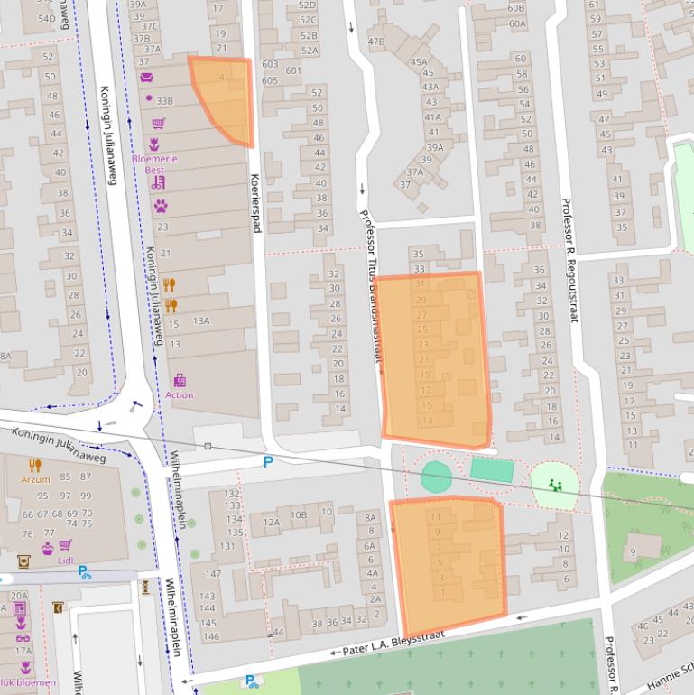 Kaart van postcodegebied 5684TB.