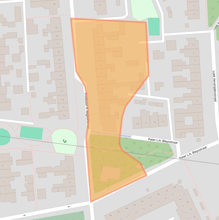 Kaart van postcodegebied 5684TL.