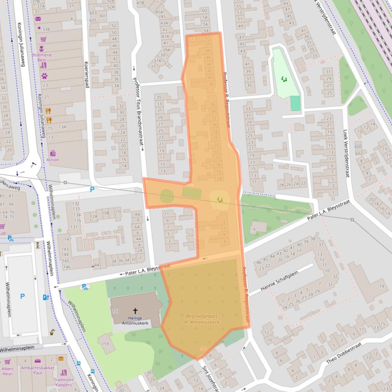 Kaart van postcodegebied 5684TM.