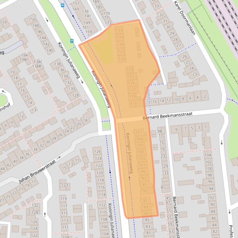 Kaart van postcodegebied 5684VC.
