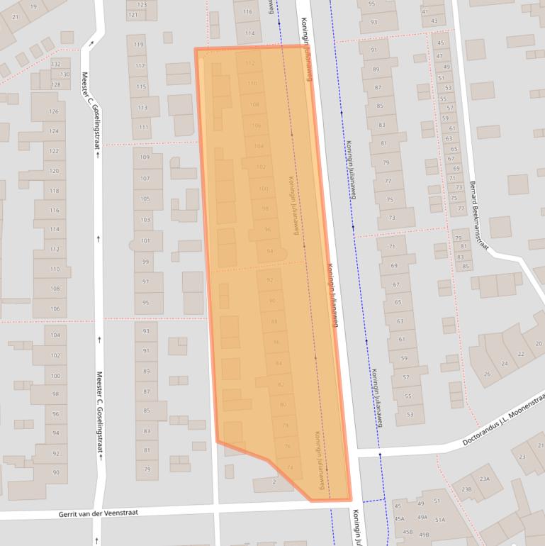 Kaart van postcodegebied 5684VH.